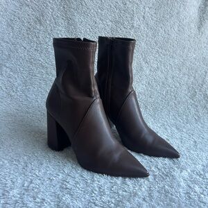 Steve Madden Calf Brown Boots Zipper Women’s 7